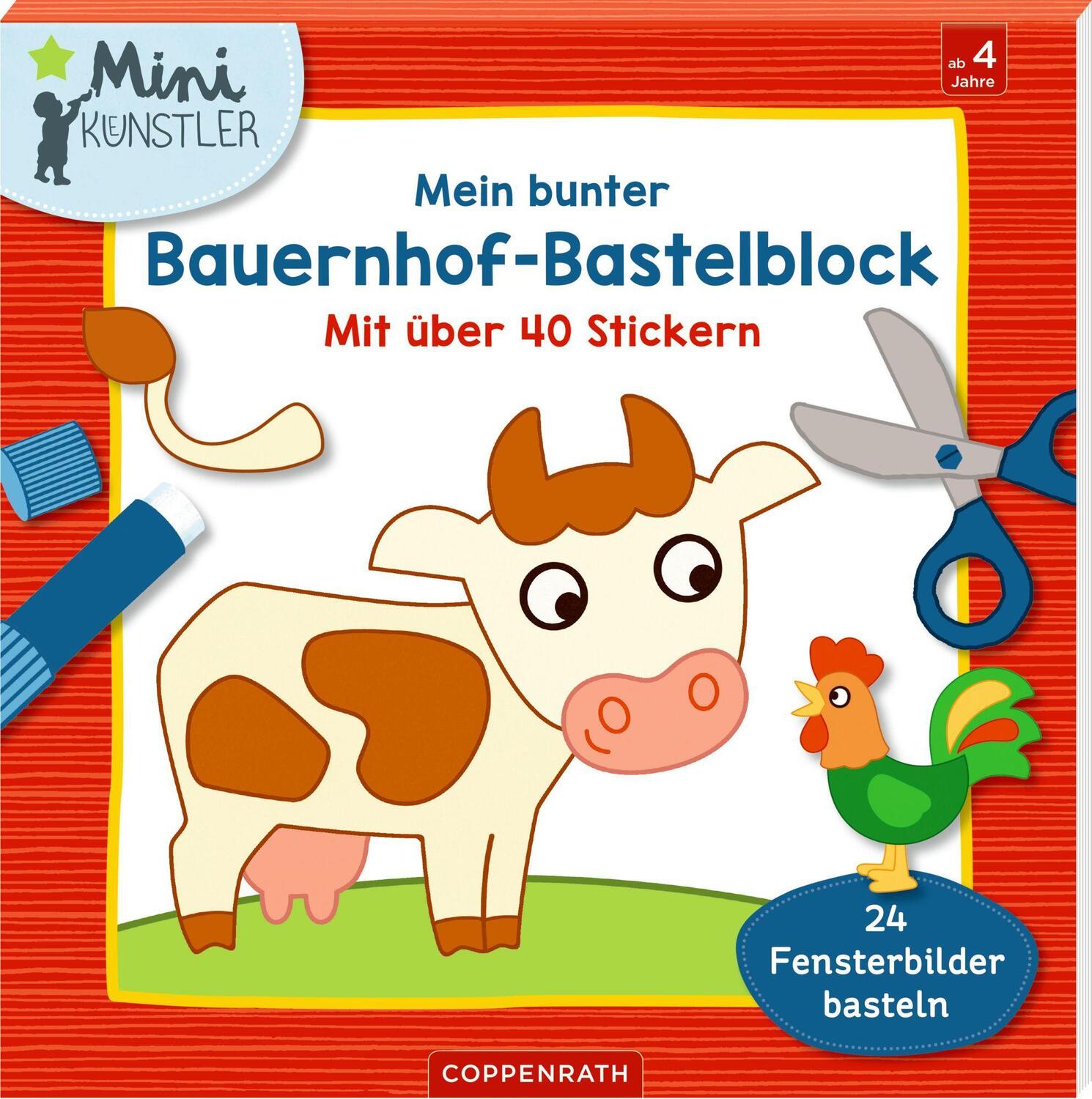 Cover: 9783649671732 | Mein bunter Bauernhof-Bastelblock | Taschenbuch | Mini-Künstler | 2023