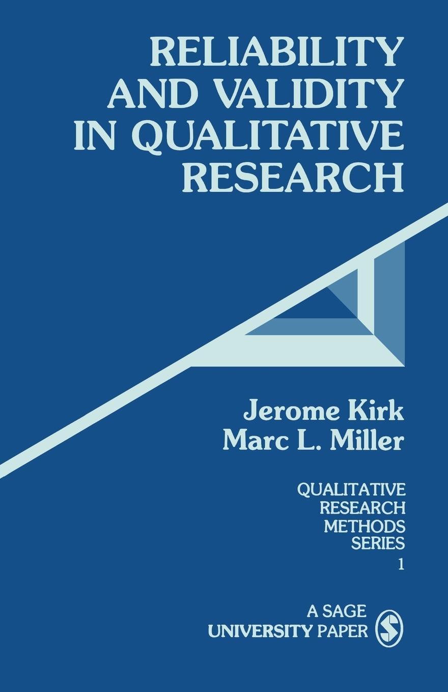Cover: 9780803924703 | Reliability and Validity in Qualitative Research | Jerome Kirk (u. a.)