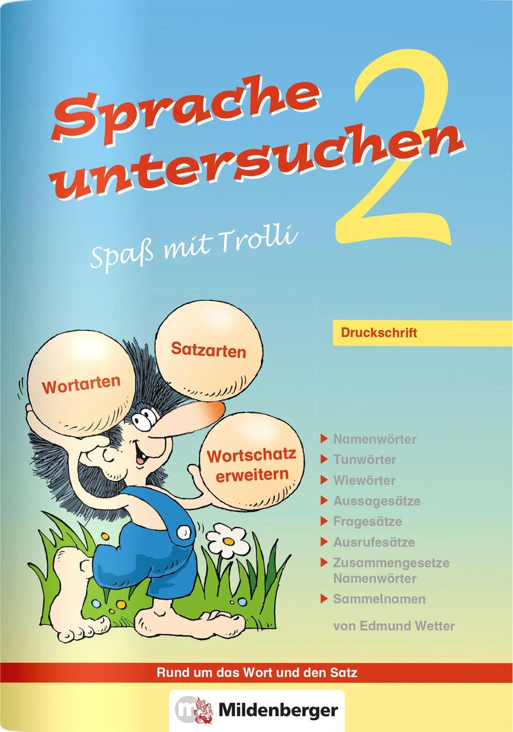 Cover: 9783619245604 | Sprache untersuchen-Spaß mit Trolli 2 | Edmund Wetter | Taschenbuch