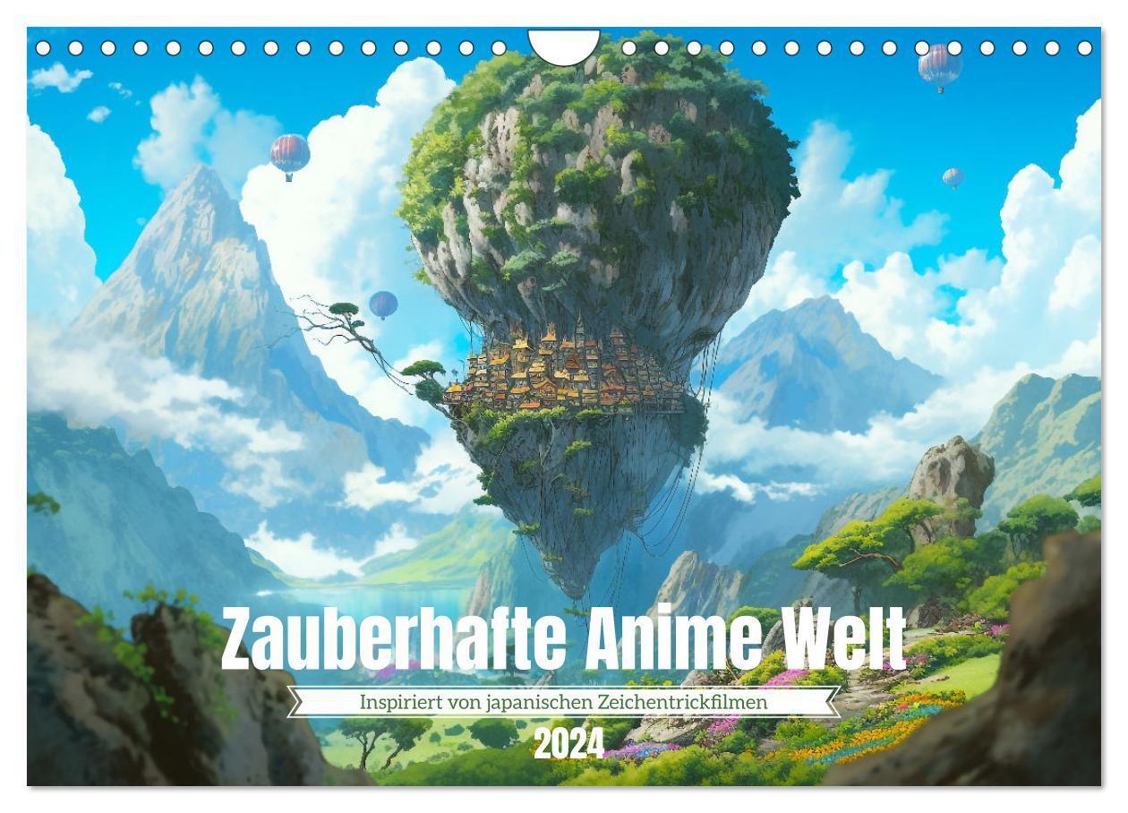 Cover: 9783675619333 | Zauberhafte Anime Welt (Wandkalender 2024 DIN A4 quer), CALVENDO...