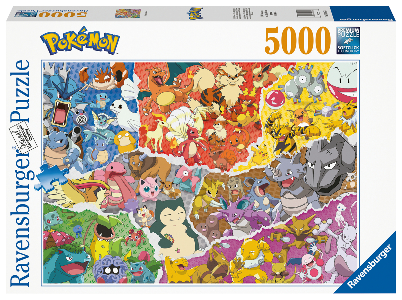 Cover: 4005556168453 | Ravensburger Puzzle 16845 - Pokémon Allstars - 5000 Teile Puzzle...