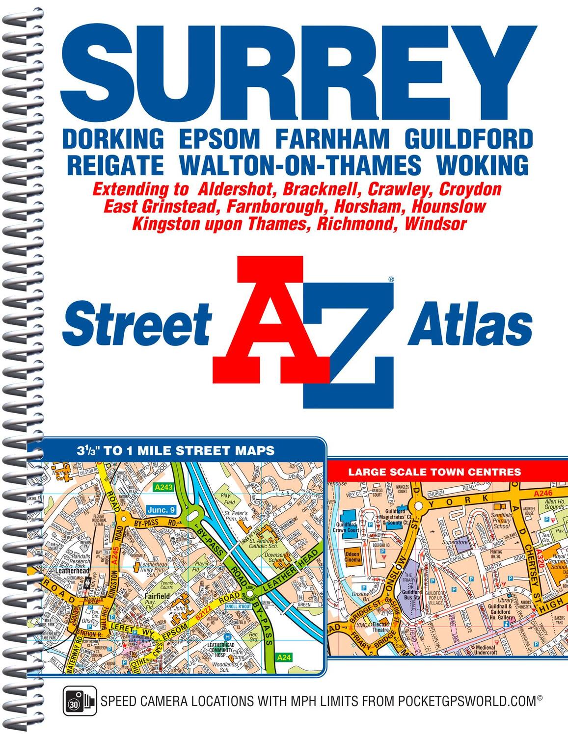 Cover: 9781782570028 | Surrey Street Atlas | Geographers' A-Z Map Company | Taschenbuch