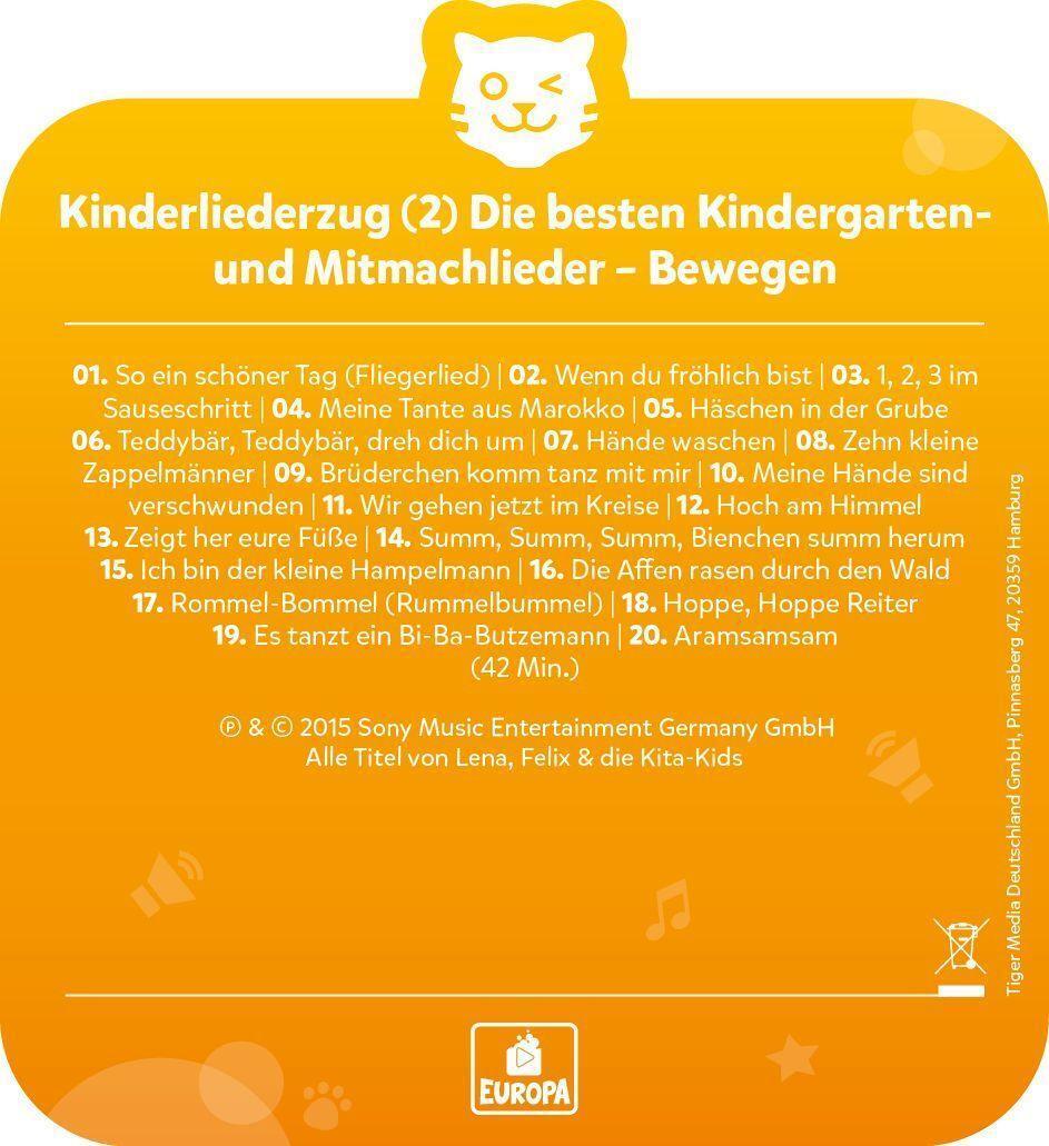 Bild: 4260535481019 | tigercard - Kinderliederzug - Folge 2: Die besten Kindergarten- und...