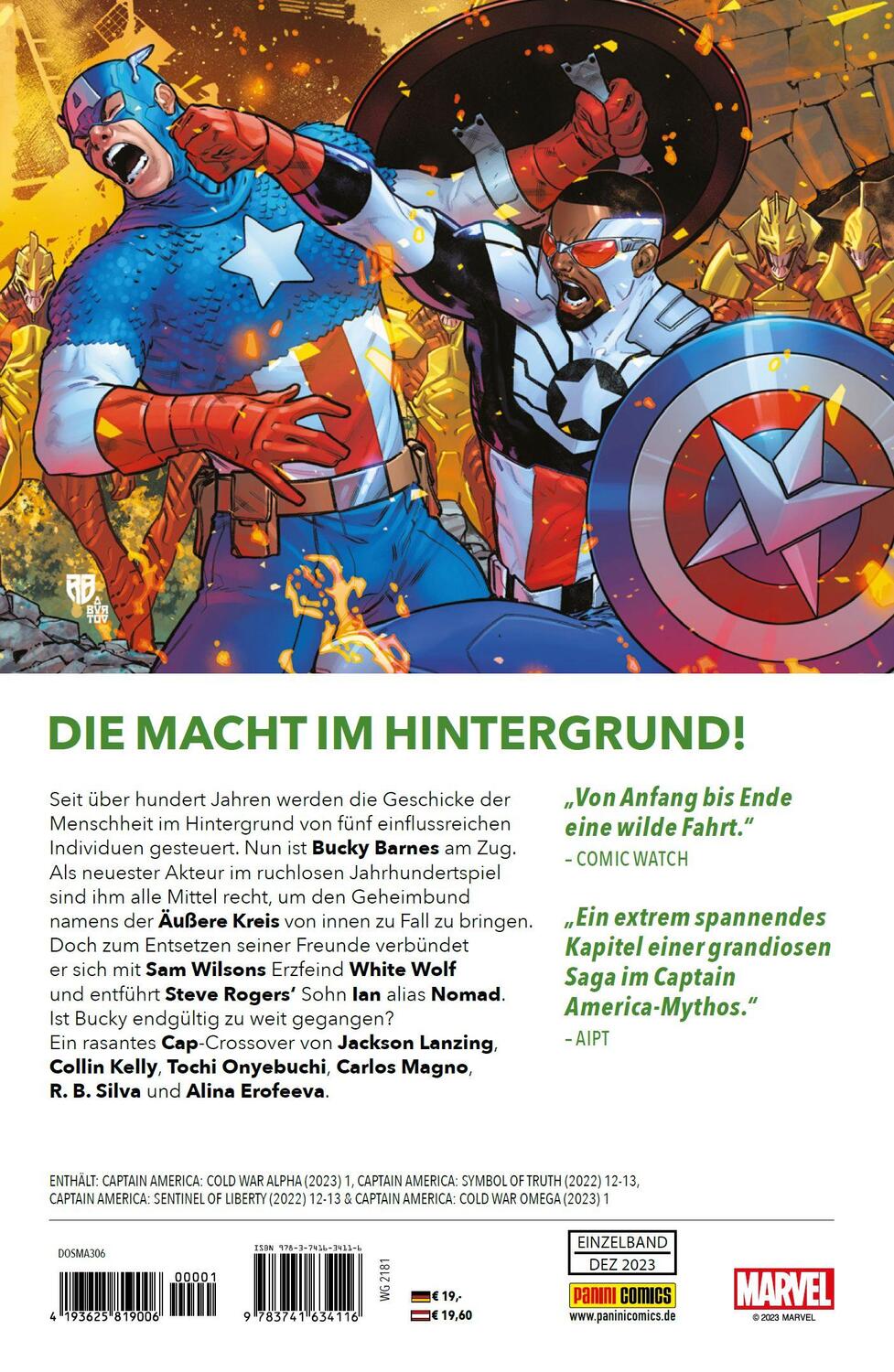 Rückseite: 9783741634116 | Captain America: Kalter Krieg | Jackson Lanzing (u. a.) | Taschenbuch