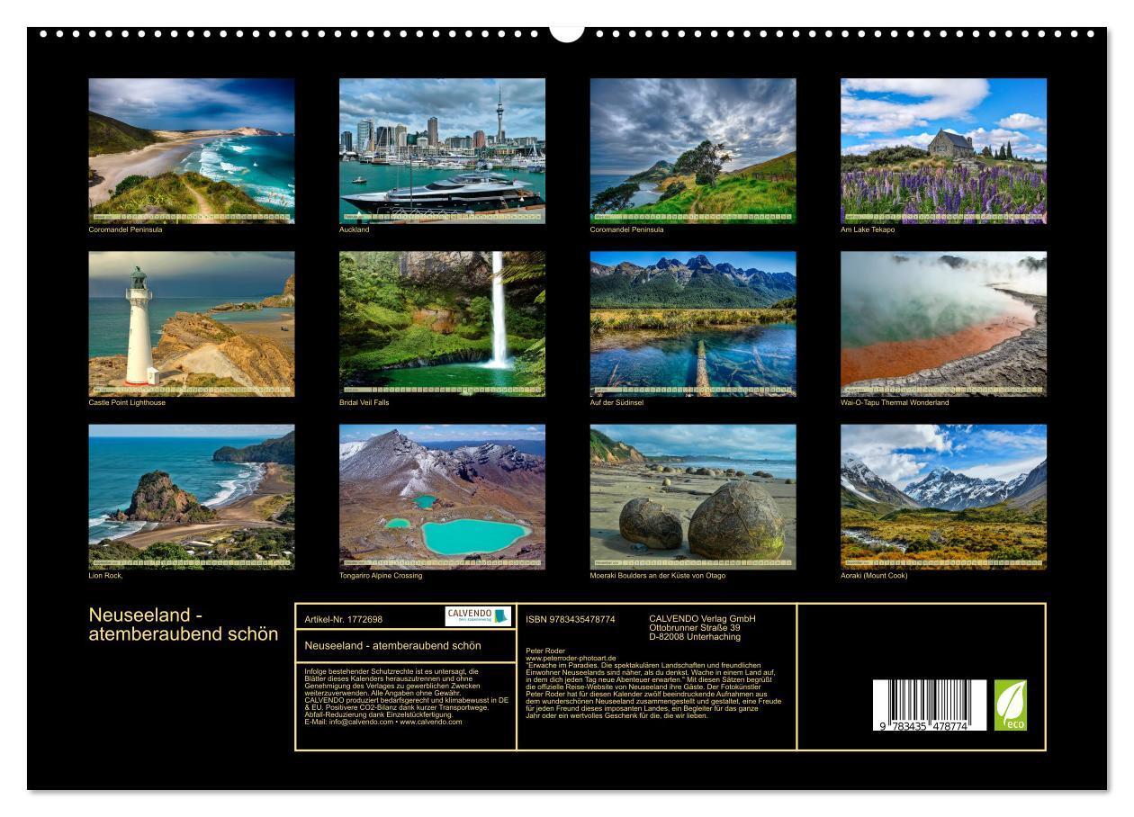 Bild: 9783435478774 | Neuseeland - atemberaubend schön (hochwertiger Premium Wandkalender...