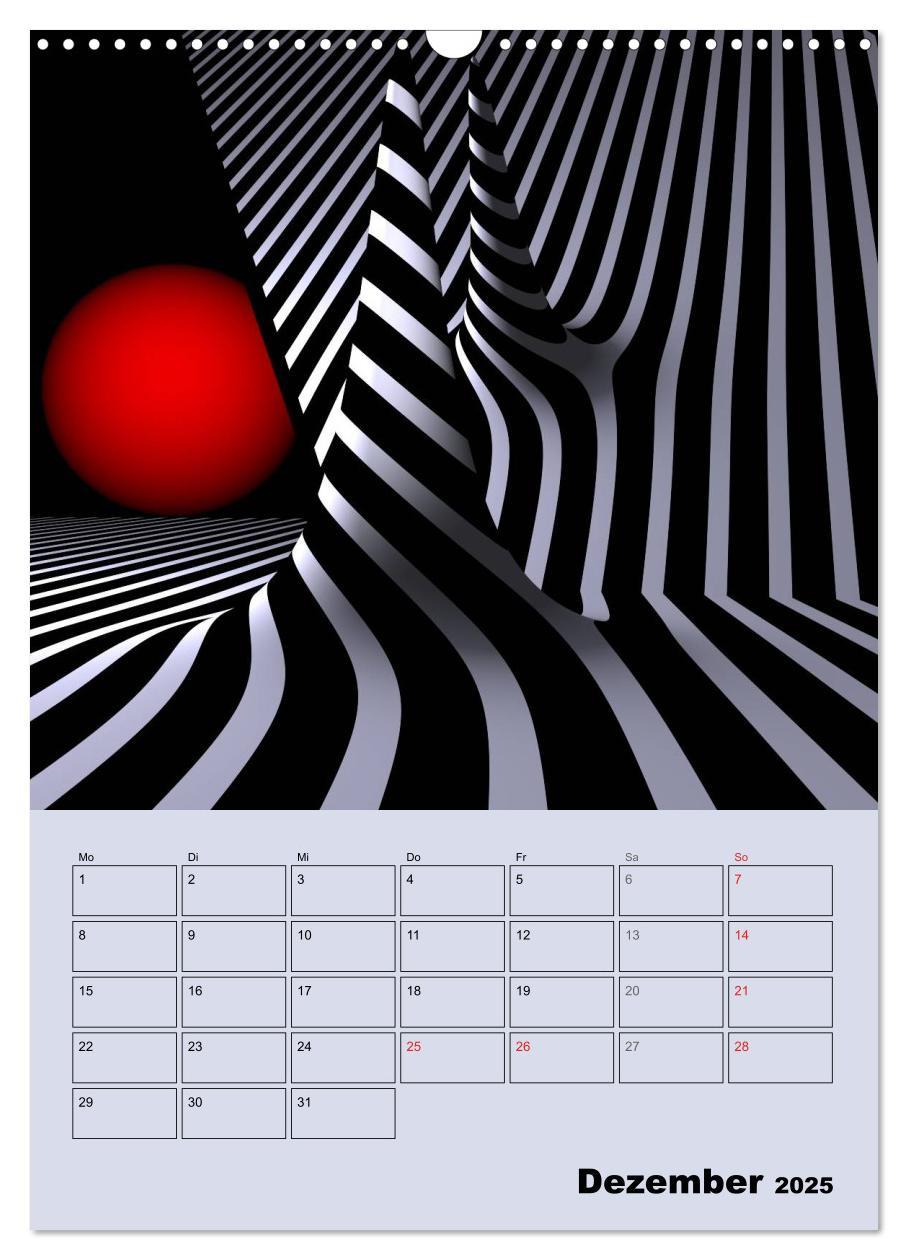 Bild: 9783457009994 | OpArt und mehr (Wandkalender 2025 DIN A3 hoch), CALVENDO...