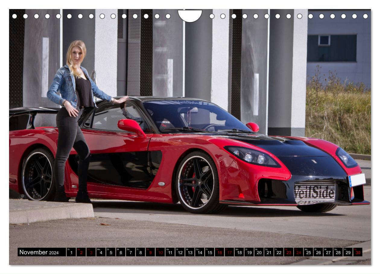 Bild: 9783383186684 | Heiße Frauen und schnelle Autos (Wandkalender 2024 DIN A4 quer),...