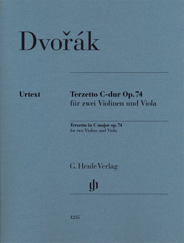 Cover: 9790201812359 | Dvorák, Antonín - Terzetto C-dur op. 74 für zwei Violinen und Viola