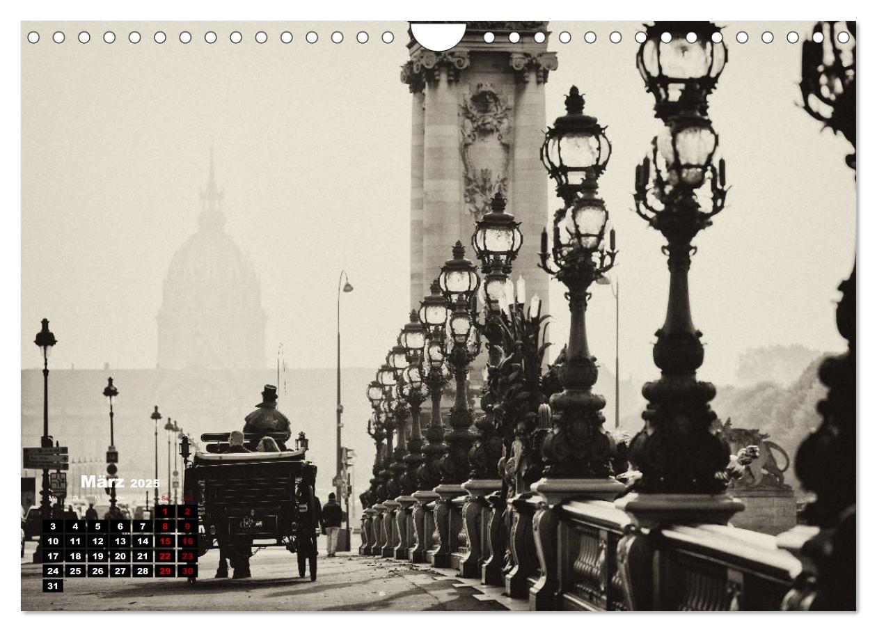 Bild: 9783435367733 | Paris-Impressionen in Schwarz-Weiß (Wandkalender 2025 DIN A4 quer),...