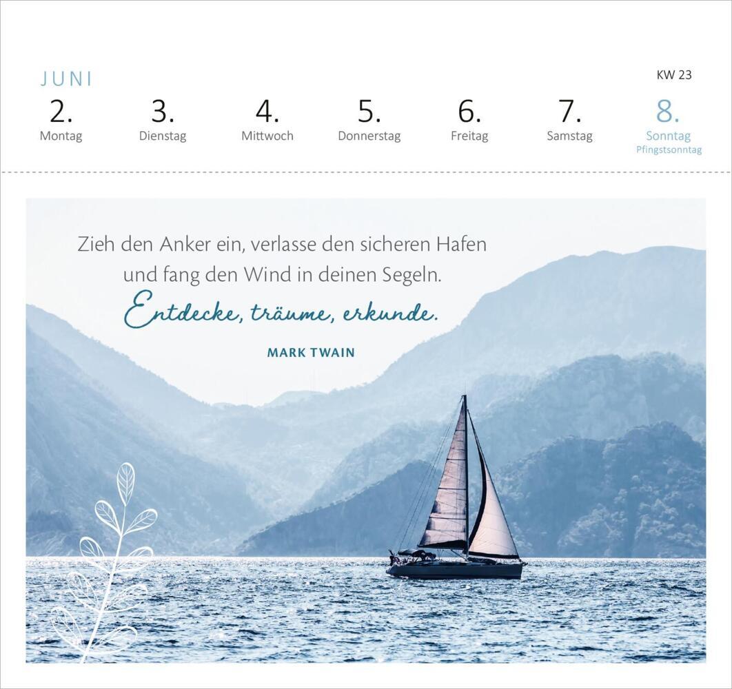 Bild: 4014489132714 | Postkartenkalender 365 Tage Gelassenheit 2025 | Kalender | 108 S.