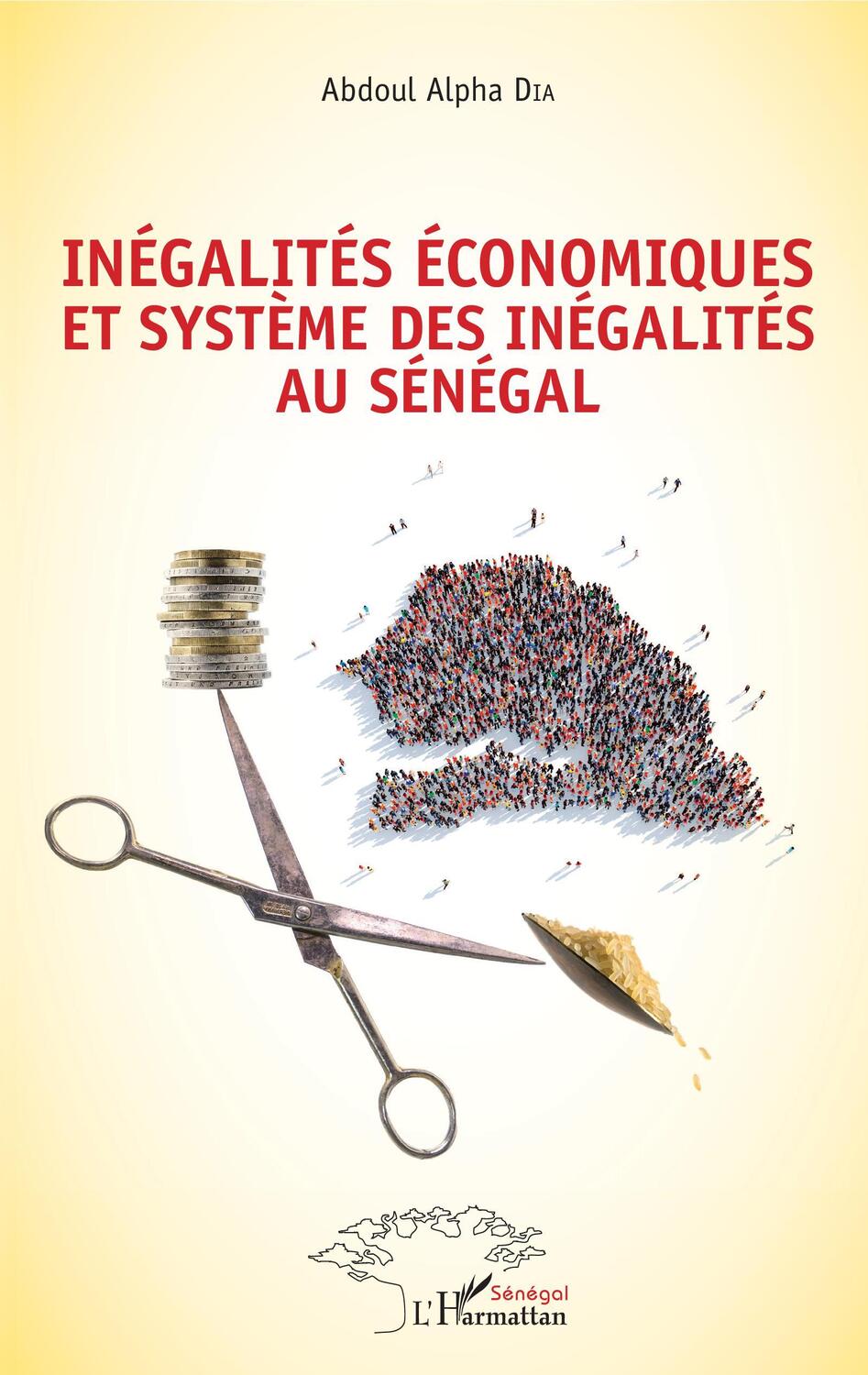 Cover: 9782343136332 | Inégalités économiques et système des inégalités au Sénégal | Dia