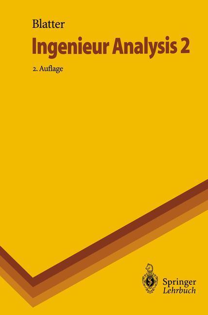 Cover: 9783540604389 | Ingenieur Analysis 2 | Christian Blatter | Taschenbuch | Paperback
