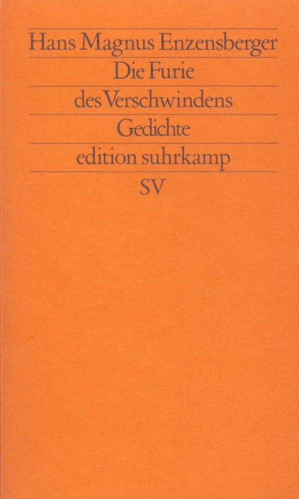Cover: 9783518110669 | Die Furie des Verschwindens | Gedichte | Hans Magnus Enzensberger