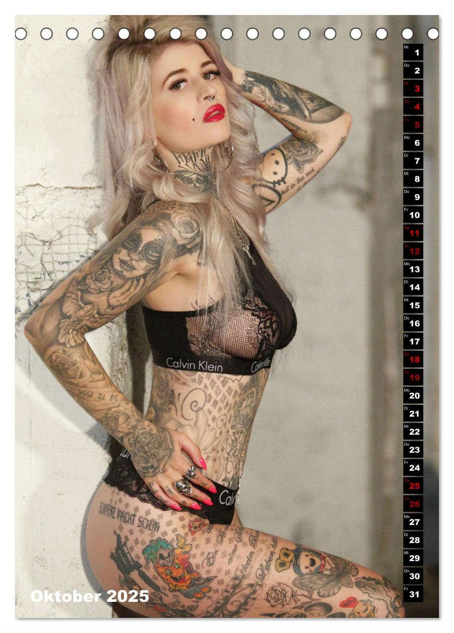 Bild: 9783435926787 | Beauty Tattoo 2025 (Tischkalender 2025 DIN A5 hoch), CALVENDO...