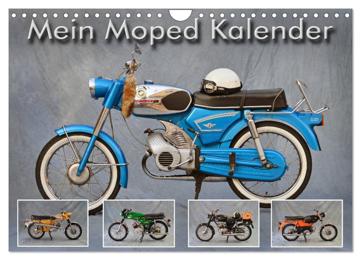 Cover: 9783675632264 | Mein Moped Kalender (Wandkalender 2024 DIN A4 quer), CALVENDO...