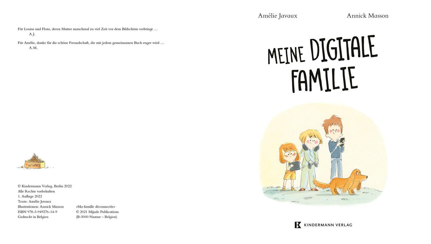 Bild: 9783949276149 | Meine digitale Familie | Amélie Javaux | Buch | 32 S. | Deutsch | 2023