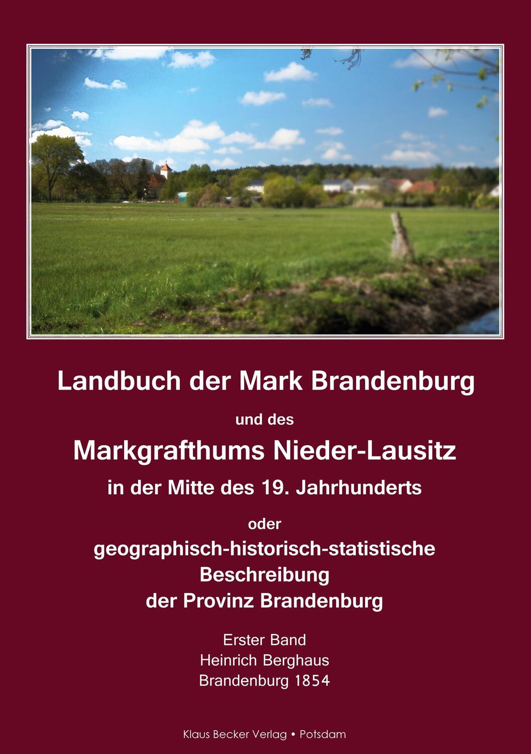 Cover: 9783883722498 | Landbuch der Mark Brandenburg und des Markgrafthums Nieder-Lausitz....