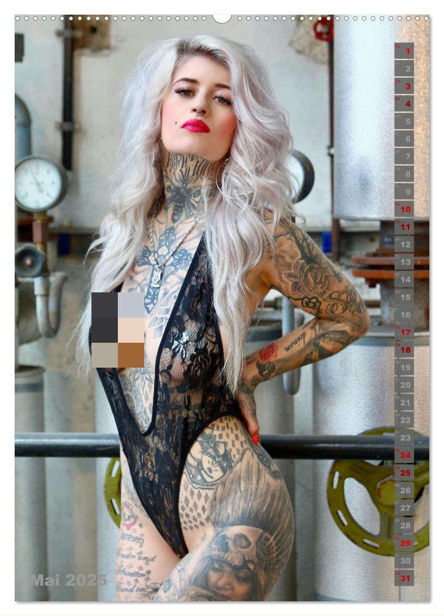 Bild: 9783435862689 | Beauty Tattoo Girls 2025 (hochwertiger Premium Wandkalender 2025...