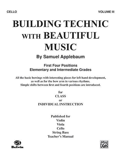 Cover: 9780769258522 | Building Technic With Beautiful Music, Book III | Samuel Applebaum