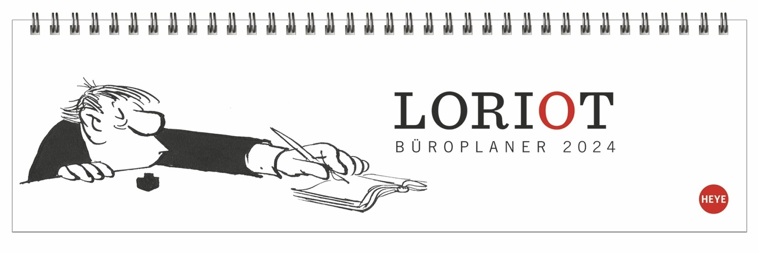 Cover: 9783756400881 | Loriot Büroplaner 2024. Humorvoller Tischkalender für mehr...