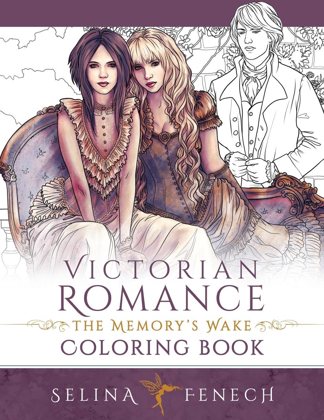 Cover: 9780648026914 | Victorian Romance - The Memory's Wake Coloring Book | Selina Fenech