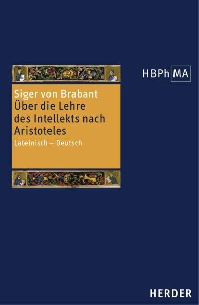 Cover: 9783451290336 | Herders Bibliothek der Philosophie des Mittelalters 1. Serie....