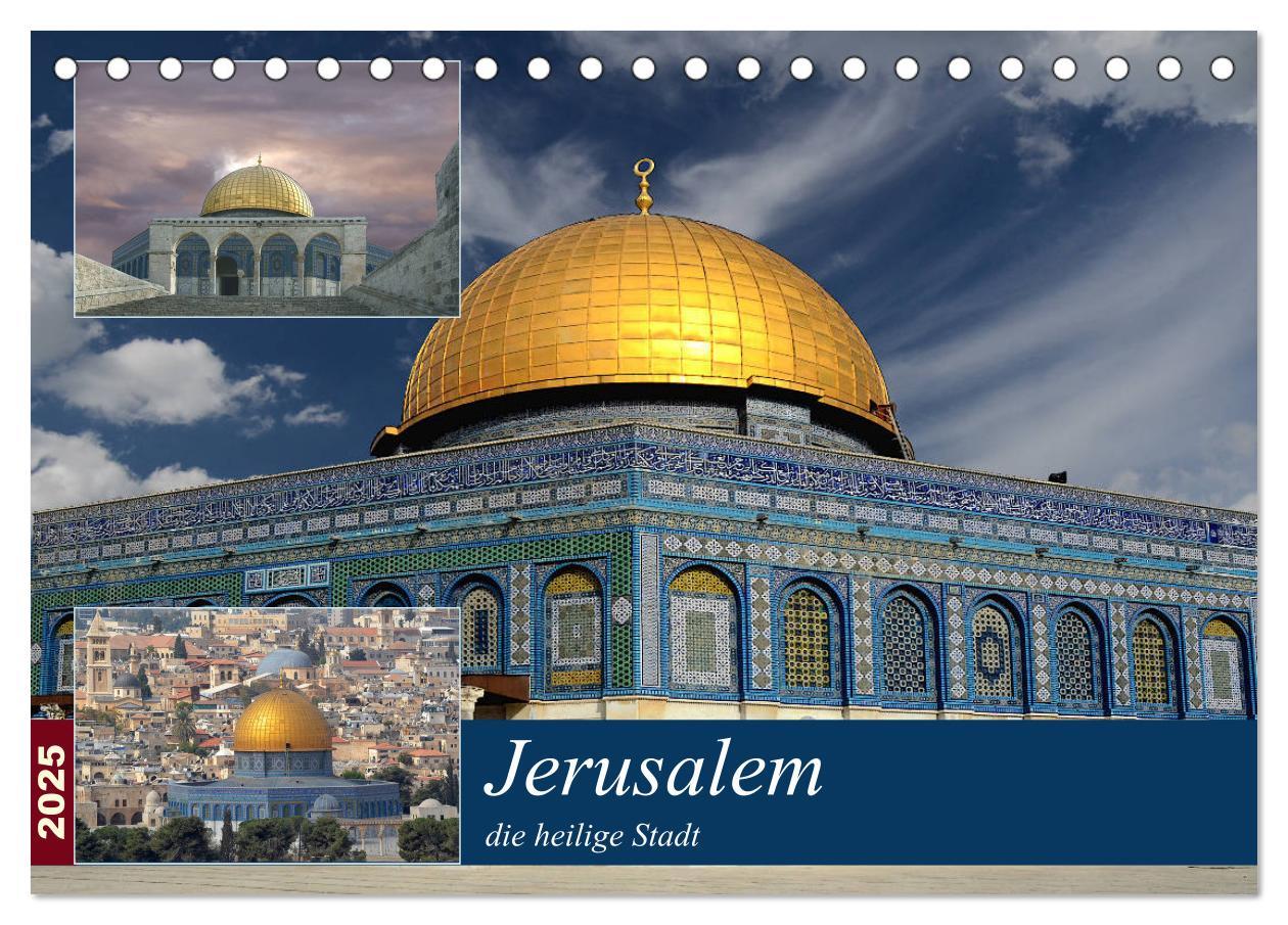 Cover: 9783435249152 | Jerusalem, die heilige Stadt (Tischkalender 2025 DIN A5 quer),...