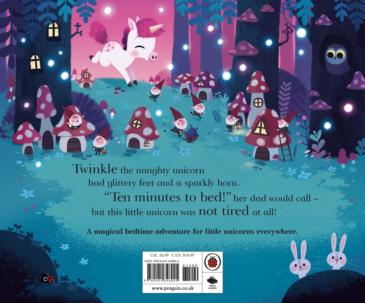 Rückseite: 9780241348925 | Ten Minutes to Bed: Little Unicorn | Rhiannon Fielding | Taschenbuch