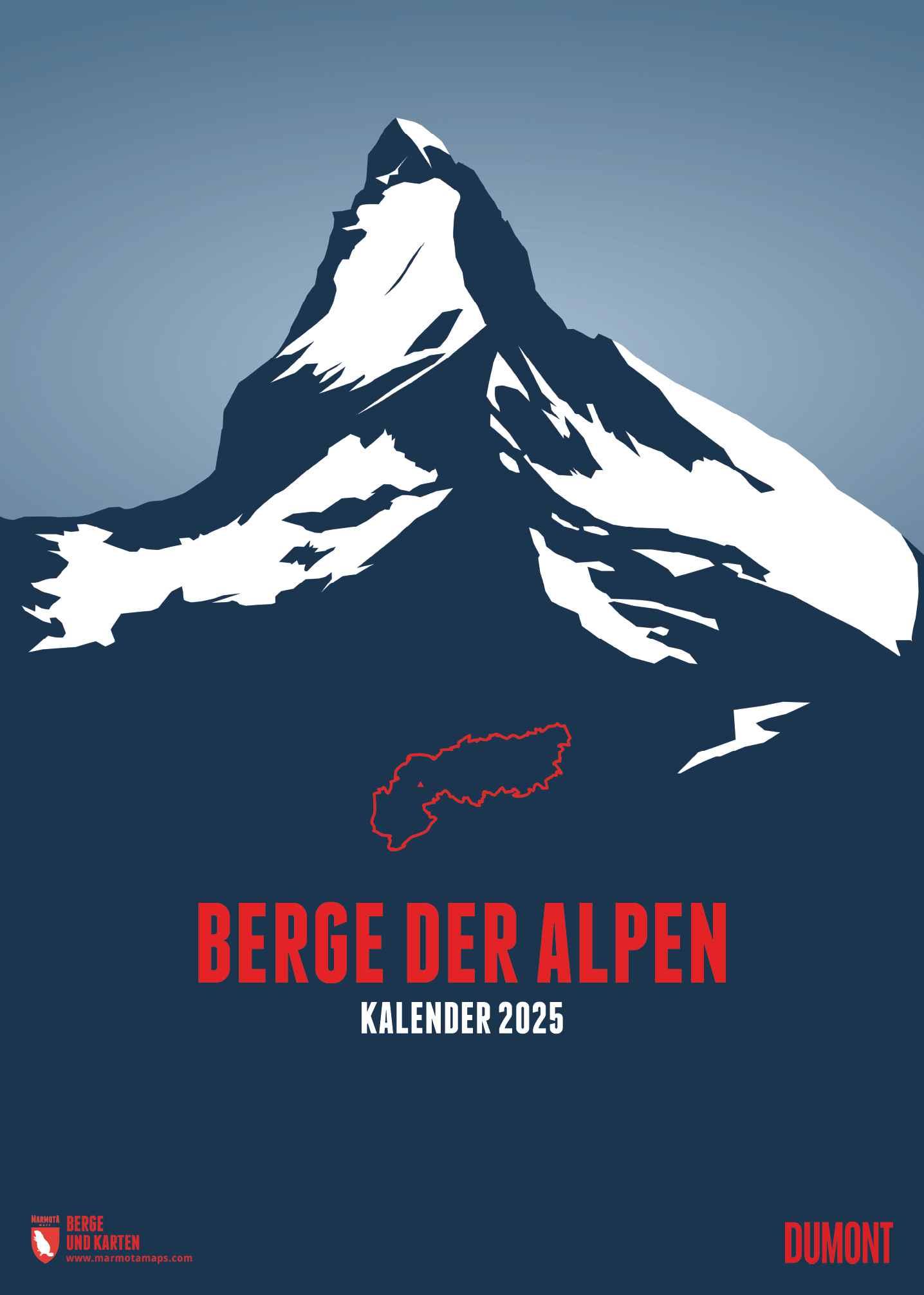 Cover: 4250809653952 | DUMONT - Berge der Alpen 2025 Wandkalender, 50x70cm, Posterkalender...