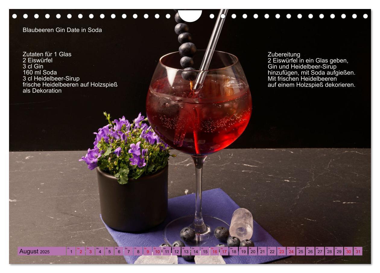 Bild: 9783383999451 | Faszination Gin Cocktails (Wandkalender 2025 DIN A4 quer), CALVENDO...