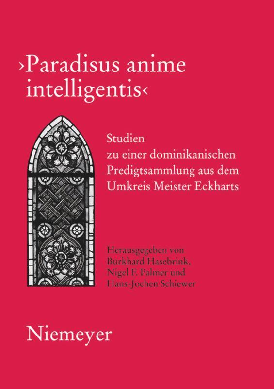 Cover: 9783484108158 | Paradisus anime intelligentis | Burkhard Hasebrink (u. a.) | Buch