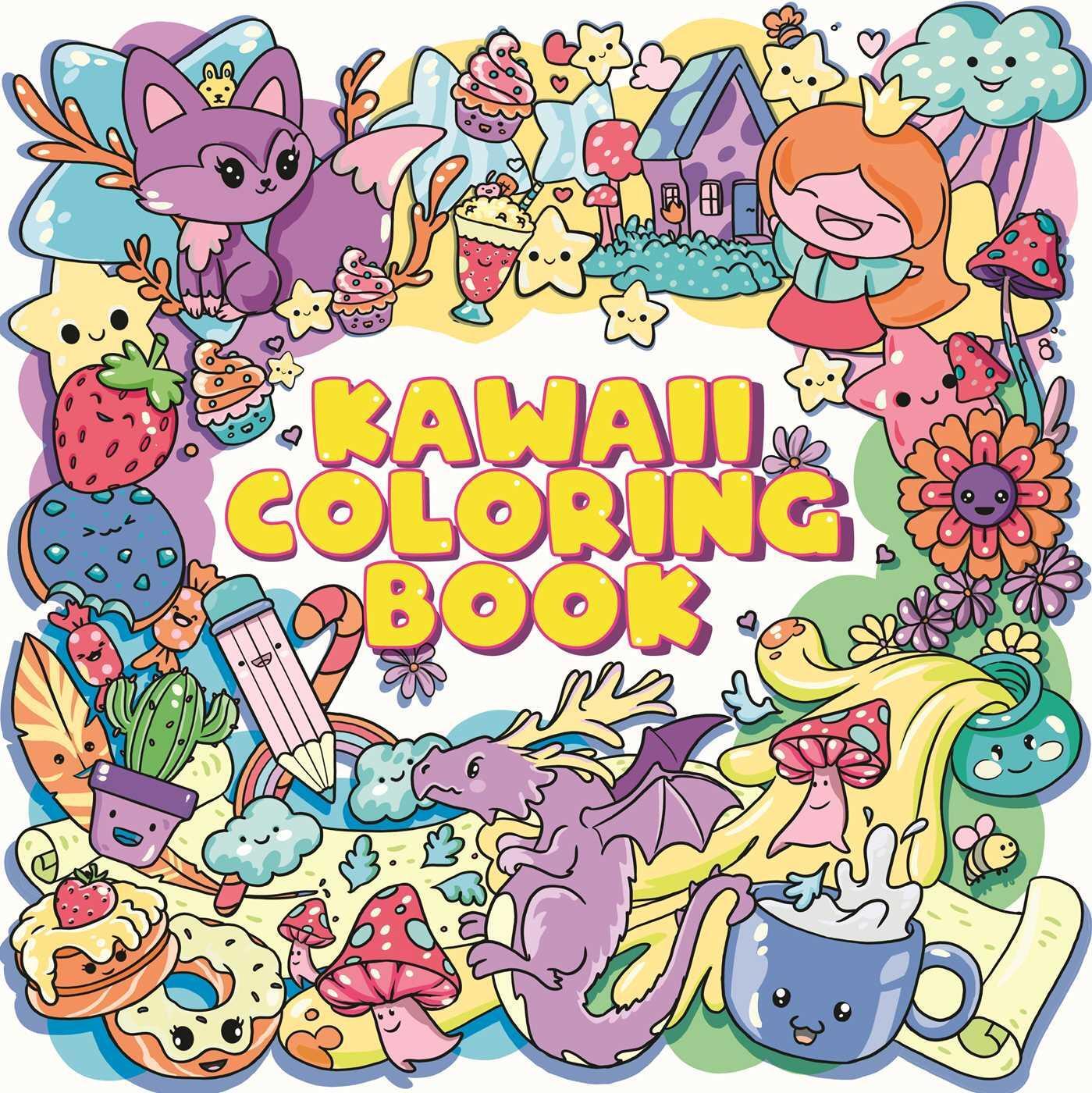 Cover: 9781837714957 | Kawaii Coloring Book | For Teens &amp; Adults | Igloobooks | Taschenbuch