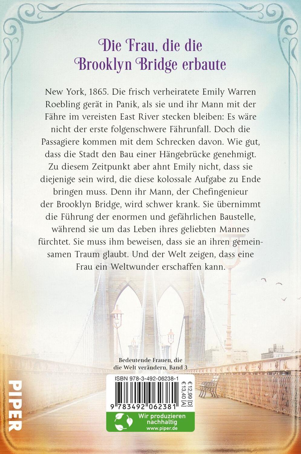 Rückseite: 9783492062381 | Die Architektin von New York | Petra Hucke | Taschenbuch | Deutsch