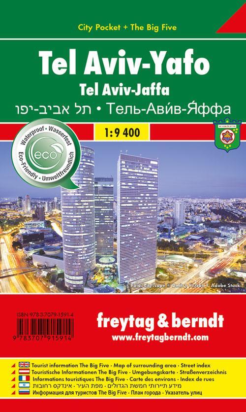 Cover: 9783707915914 | Tel Aviv - Yafo 1 : 9.400. City Pocket + The Big Five | (Land-)Karte