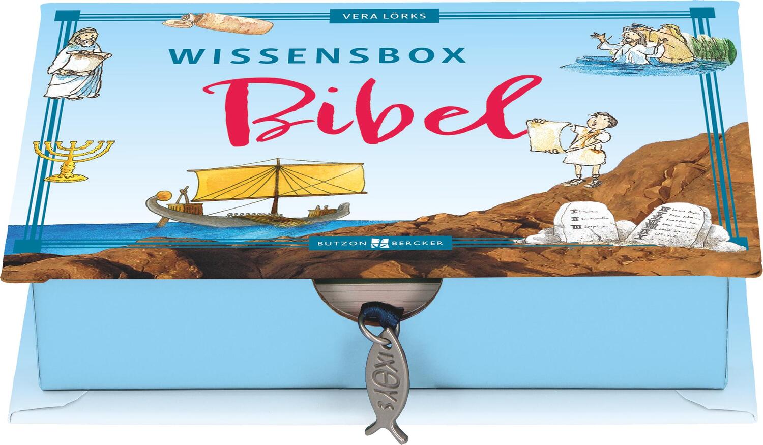 Cover: 9783766636652 | Wissensbox Bibel | Vera Lörks | Spiel | Erstkommunion 2024 | 48 S.