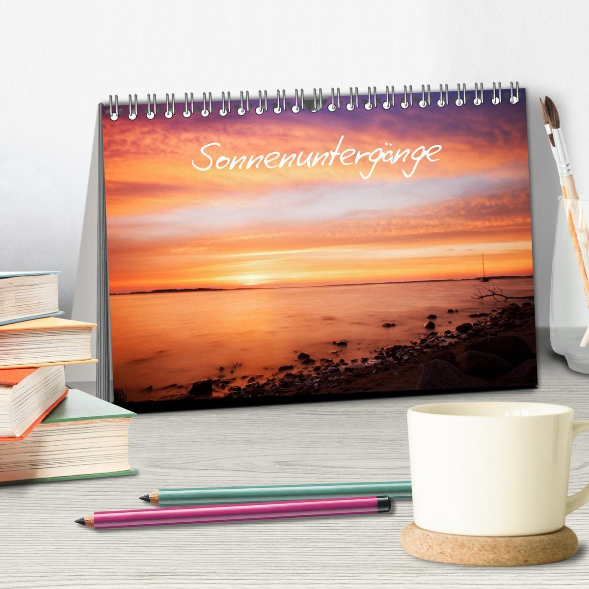 Bild: 9783435796731 | Sonnenuntergänge (Tischkalender 2025 DIN A5 quer), CALVENDO...