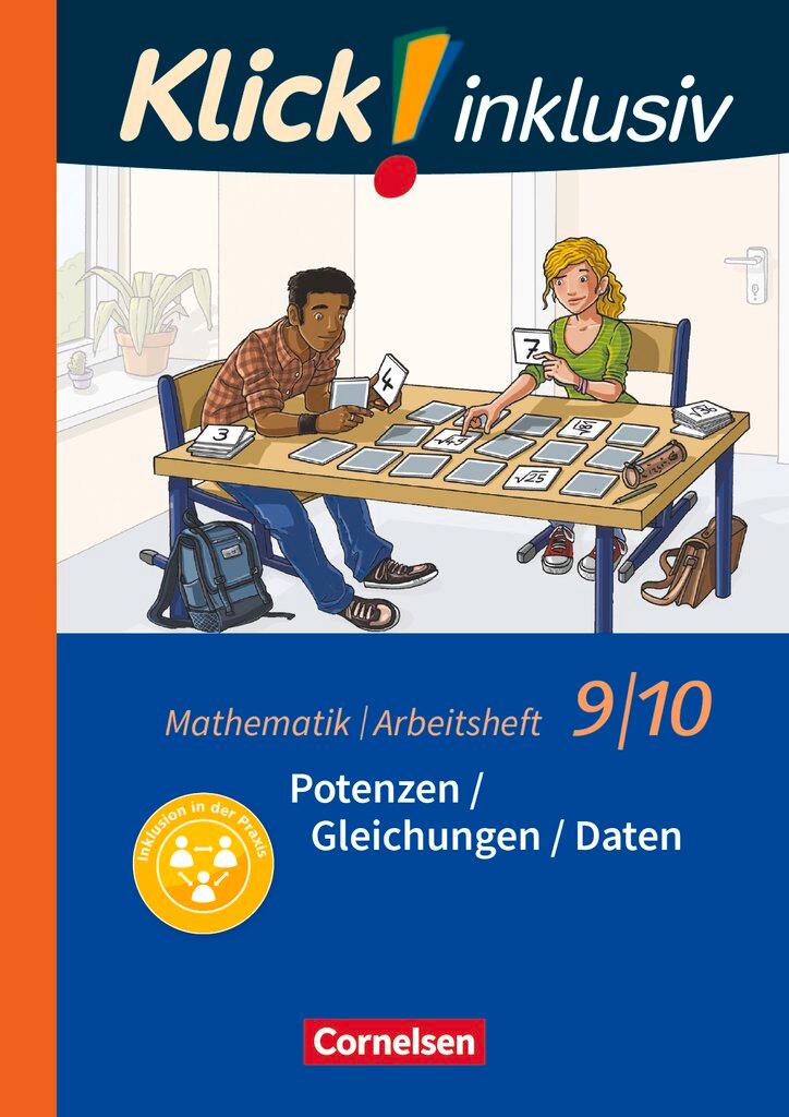 Cover: 9783060021277 | Klick! inklusiv 9./10. Schuljahr - Arbeitsheft 2 - Potenzen /...