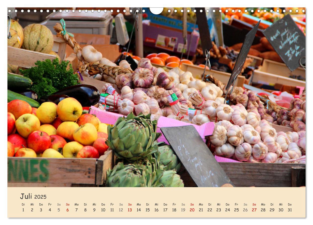 Bild: 9783383922237 | Markttag in Frankreich (Wandkalender 2025 DIN A3 quer), CALVENDO...