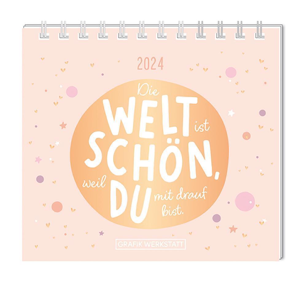 Cover: 9783986360344 | Mini-Kalender 2024 Die Welt ist schön | Mini-Kalender | Original