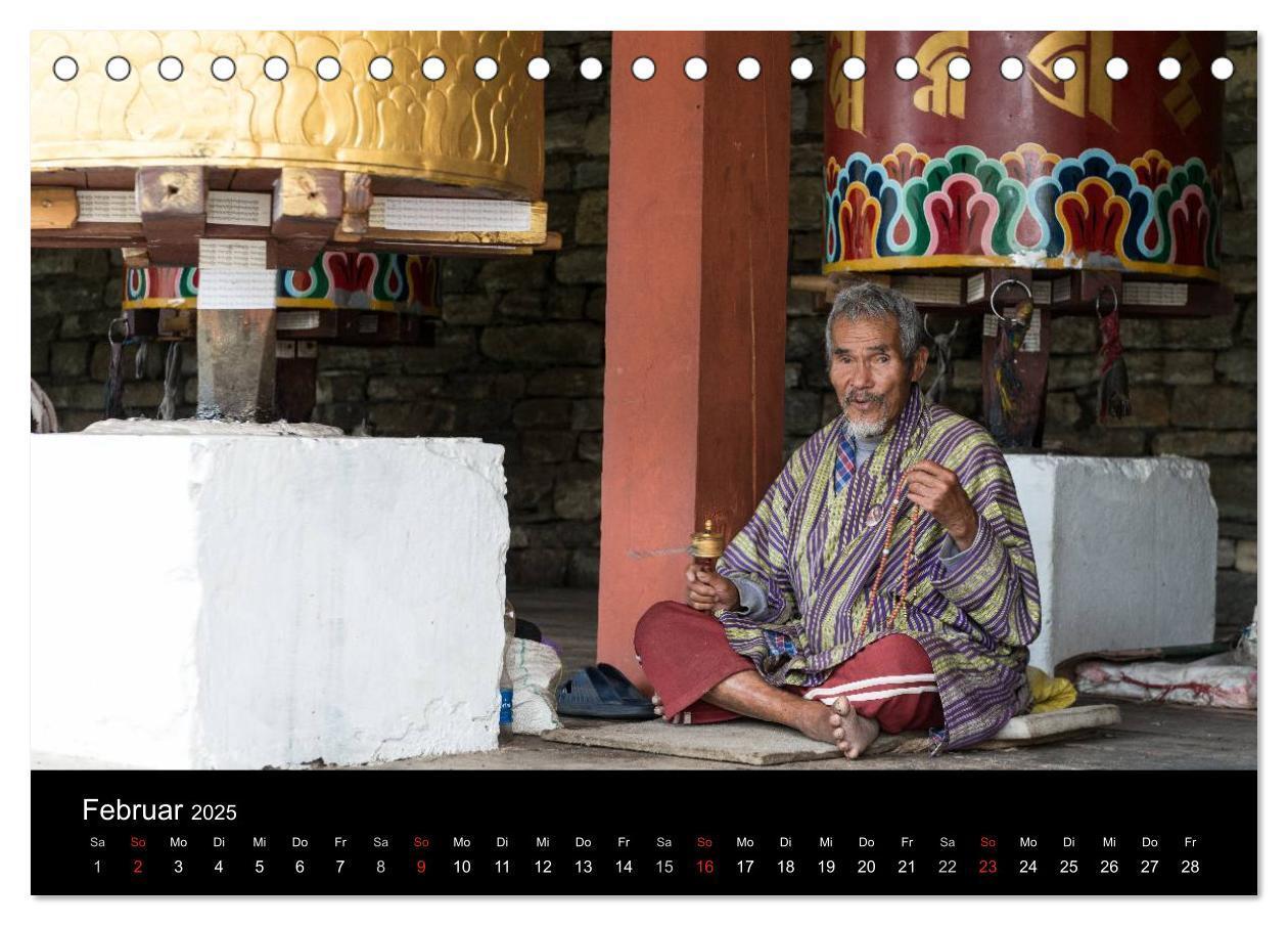 Bild: 9783435635740 | Bhutan - Reise durch das Land des Donnerdrachens (Tischkalender...