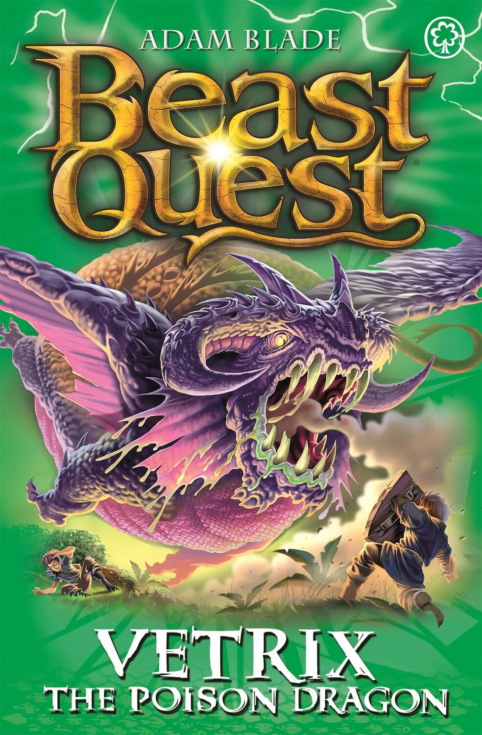 Cover: 9781408343159 | Beast Quest: Vetrix the Poison Dragon | Series 19 Book 3 | Adam Blade
