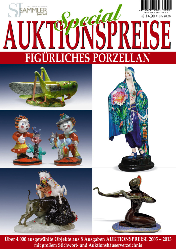 Cover: 9783981378443 | Auktionspreise Special Figürliches Porzellan | Joscha Eberhardt | Buch