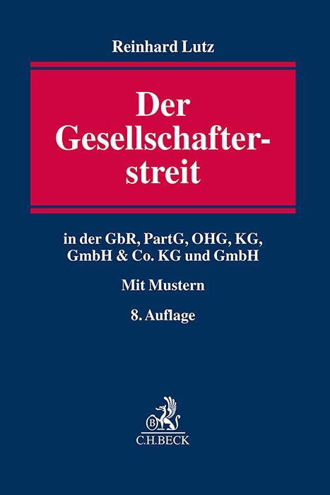 Cover: 9783406806018 | Der Gesellschafterstreit | Reinhard Lutz | Buch | XXX | Deutsch | 2024