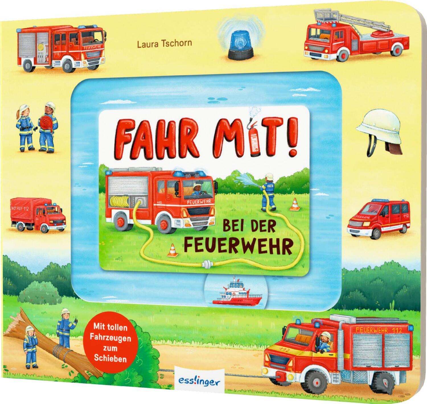 Cover: 9783480238590 | Meine Schiebebahn-Pappe: Fahr mit bei der Feuerwehr | Anders Meyer