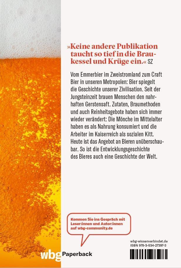 Rückseite: 9783534273973 | Bier | Die ersten 13000 Jahre | Gunther Hirschfelder (u. a.) | Buch