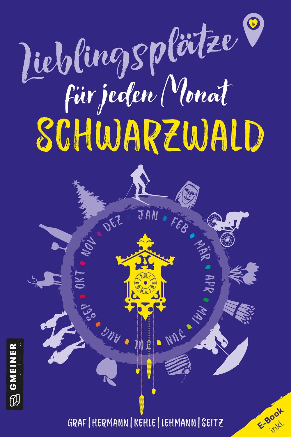 Cover: 9783839206157 | Lieblingsplätze für jeden Monat - Schwarzwald | Edi Graf (u. a.)
