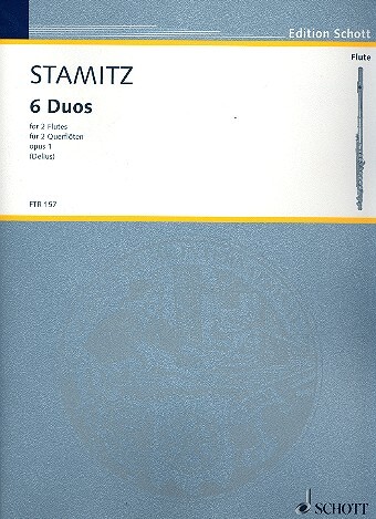 Cover: 9790001094535 | Duos(6) Opus 1 | Anton Stamitz | Buch | Schott Music