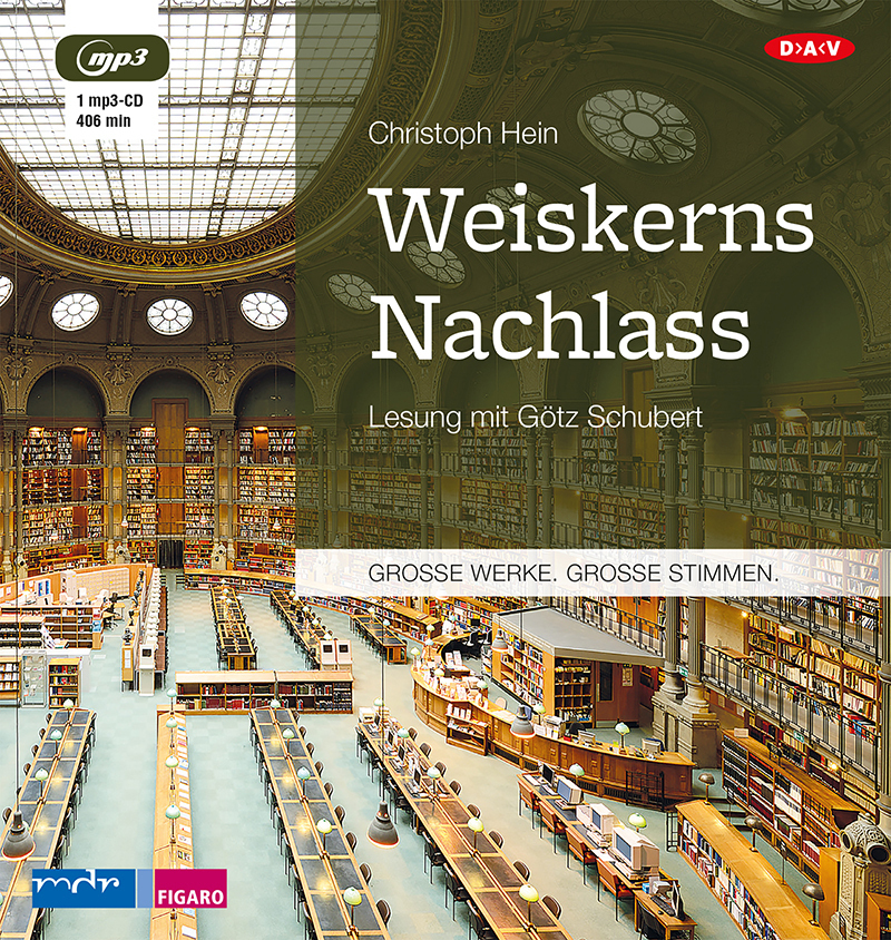 Cover: 9783862315628 | Weiskerns Nachlass, 1 Audio-CD, 1 MP3 | Gekürzte Lesung | Hein | CD