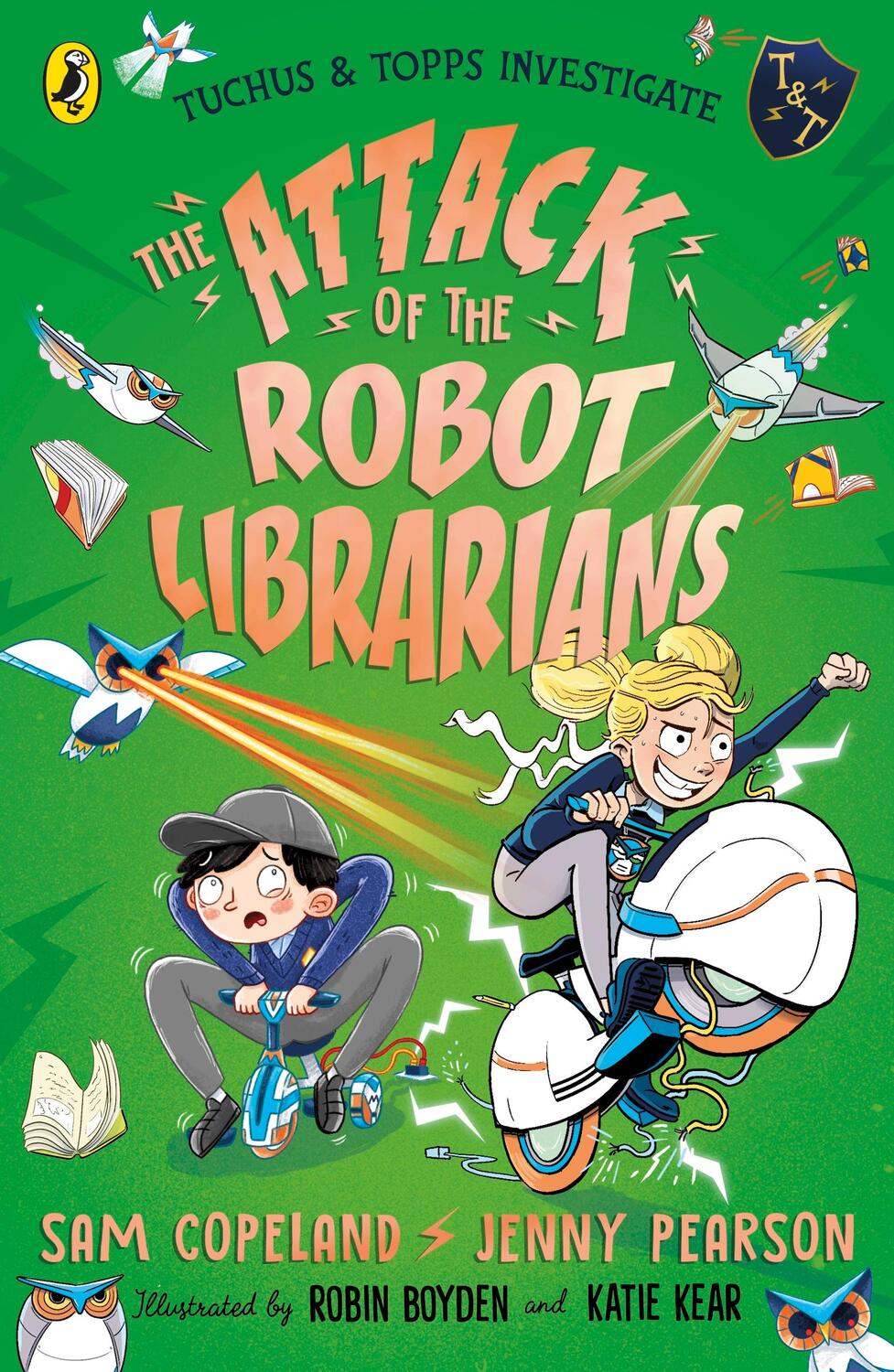Cover: 9780241527054 | The Attack of the Robot Librarians | Sam Copeland (u. a.) | Buch