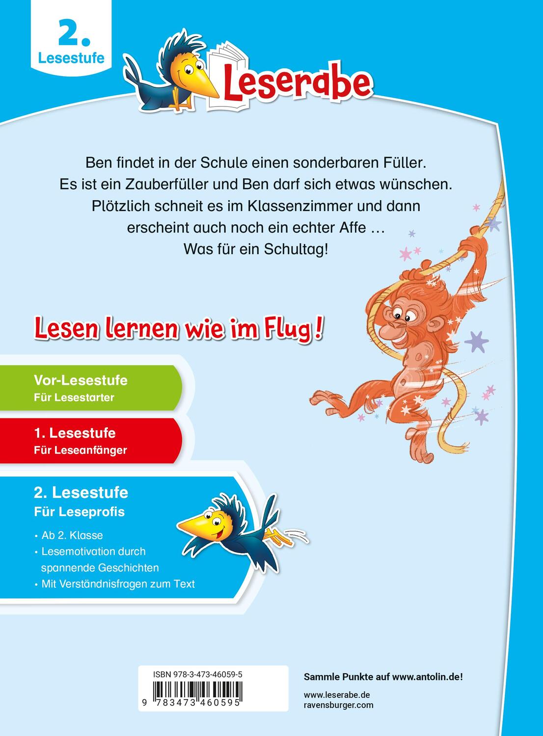 Rückseite: 9783473460595 | Der Zauberfüller - Leserabe ab 2. Klasse - Erstlesebuch für Kinder...